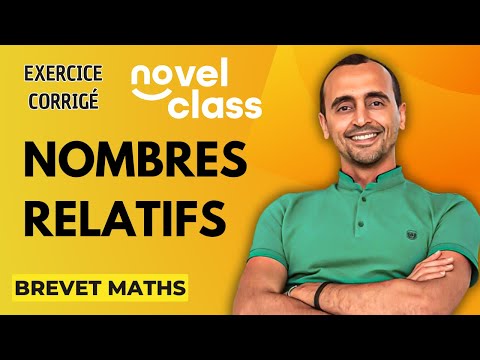 LES NOMBRES RELATIFS - Entraînement sur exercice corrigé avec des parenthèses