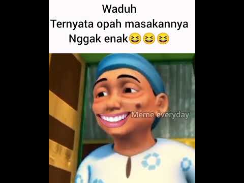 "hoek" meme Upin Ipin gak jelas ytp