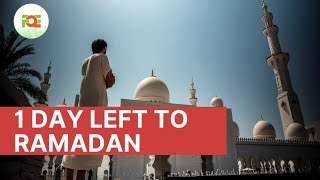 1 day left to Ramadan