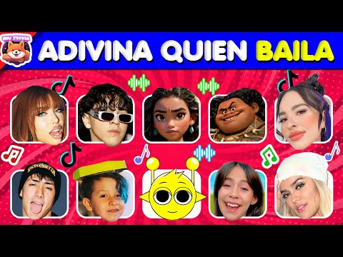 Adivina quien BAILA y Adivina quien CANTA💃🏻💗 Kim Loaiza, Peso Pluma, Karol G, Fede Vigevani, Moana