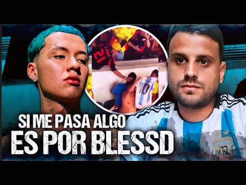 Argentino AGREDIDO por Blessd TEME ir al partido de Colombia vs Argentina porque lo quieren M4T4R