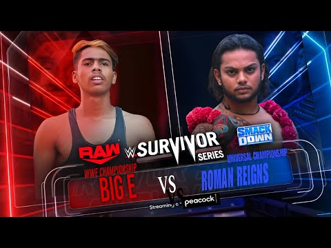 WWE Survivor Series 2024 | Roman Reigns vs Big E Full Match | Backyard Wrestling