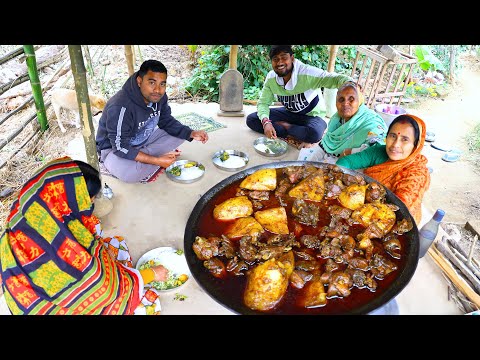 Facebook থেকে gift আর সাথে পাতি হাঁসের রান্না, পুলি পিঠা | Cooking Duck curry & Bengali Pitha recipe