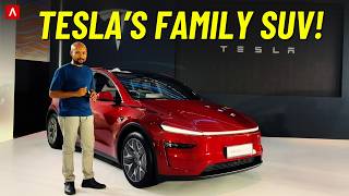 Tesla Model Y L Walkaround: 681km Range, 6-Seater Luxury & Price