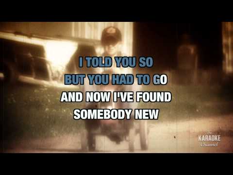 I Told You So : Randy Travis | Karaoke with Lyrics