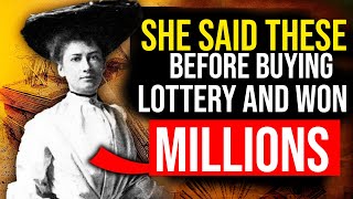 Say These 4 Words Before You Buy a Lottery Ticket - They Never Fail! - Florence Scovel Shinn