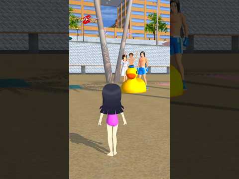 Mio gone want jump and Swim, Mom dad Miss Yuta not 😭😢 #sakuraschoolsimulator #sakura