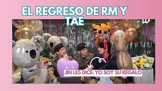 RM y Tae terminan el servicio militar (sub español)