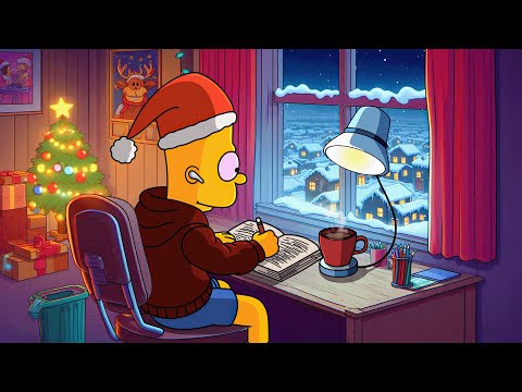 Cozy Christmas Lo-Fi Beats 🎄 | Chill & Study Vibes with Snowfall ❄️ Relaxing Winter Ambience