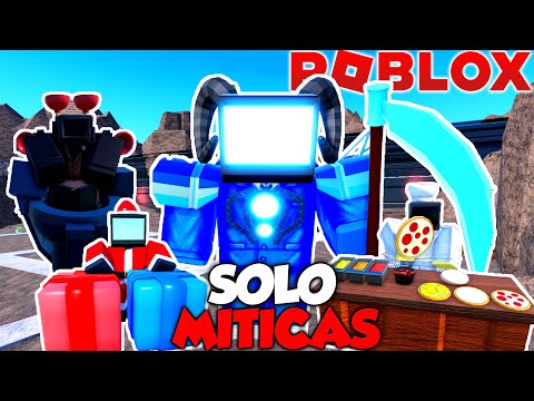 🎉¿¡Podemos Pasarnos Toilet Lab USANDO SOLO MITICOS en Modo Pesadilla!? Toilet Tower Defense Roblox