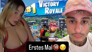 Meine FREUNDIN spielt Fortnite zum ERSTEN MAL! 😍😂