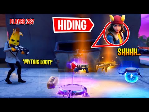 I Dropped Mythic Loot Next To Dumpsters And Hid In Fortnite