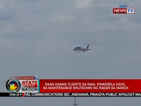 Daan Daang Flights Sa Naia Kinansela Dahil Sa Shutdown Ng Radar Sa