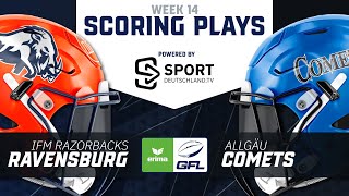 ifm Razorbacks Ravensburg vs. Allgäu Comets | Highlights - ERIMA GFL, Week 14 I SDTV