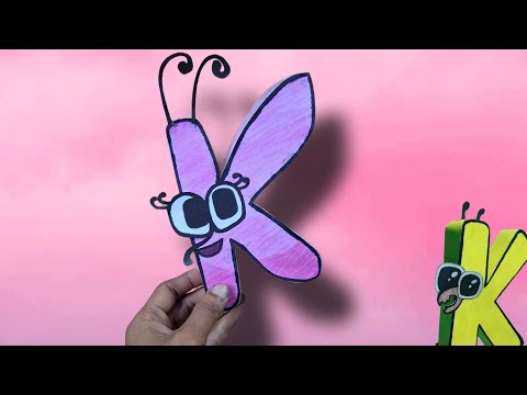 Paper Craft | FRENCH ALPHABET LORE K