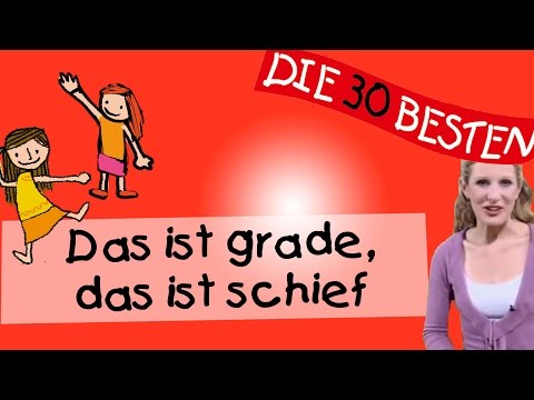 Das ist grade, das ist schief - Anleitung zum Bewegen || Kinderlieder
