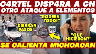 SE PUSO FEO! SE CALIENTA MICHOACAN! ABREN FUEGO VS GN, LLEGAN HELICOPTEROS, RODEAN TODO. URGENTE