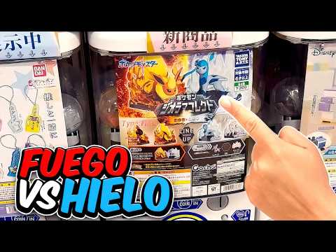 🤩 Nuevos GASHAPONES POKEMON Tipo FUEGO VS HIELO