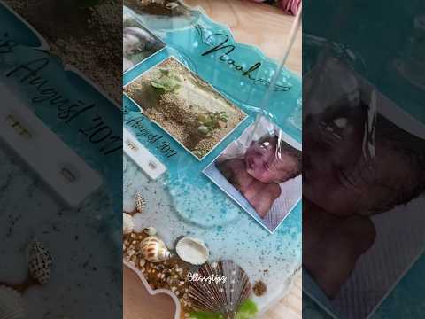 Baby keepsake ( for orders whatsapp to 8848070542)#resinart #customizedgifts #diy #resin