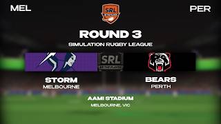 Melbourne Storm V Perth Bears | Season 3, Round 3 | SRL 2.0