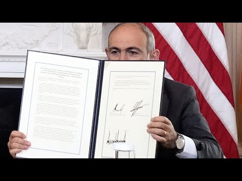 YouTube video thumbnail: World Reacts to Peace Agreement Between Armenia and Azerbaijan