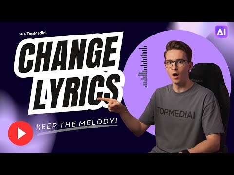 How to Change AI Song Lyrics Without Changing the Melody (TopMediai Tutorial)