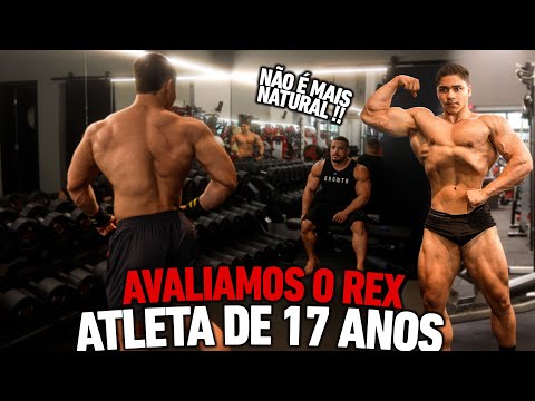 AVALIAMOS O REX, ATLETA DE 17 ANOS QUE NÃO É MAIS NATURAL !!!