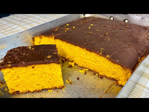 BOLO de CENOURA fácil - Cobertura de CHOCOLATE QUE DERRETE NA BOCA - bolo SIMPLES de liquidificador