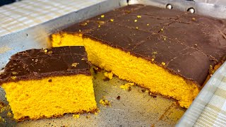 BOLO de CENOURA fácil - Cobertura de CHOCOLATE QUE DERRETE NA BOCA - bolo SIMPLES de liquidificador