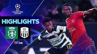 Highlights SPORTING CP vs LASK | Màn rượt đuổi siêu kịch tính | UCL 26/27