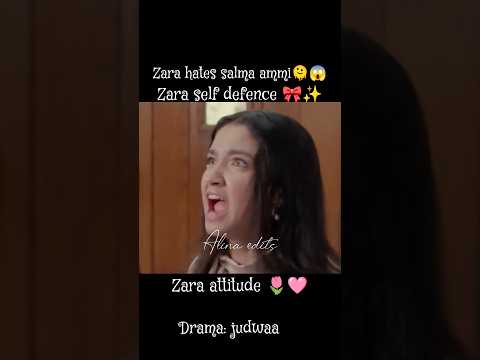 judwaa ep 38||zara scolds mazhar|| zara hates salma ammi😰😱 #ainaasif #judwaa #trending #shorts #love