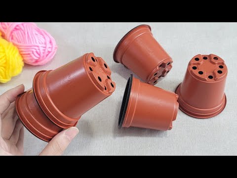 I make MANY and SELL them all! Genius Recycle Idea with Flower pot - Amazing trick