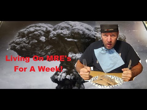 Surviving For 7 Days On MRE Meals!