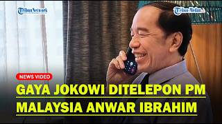 GAYA JOKOWI SAAT Ditelepon Perdana Menteri Malaysia Anwar Ibrahim!
