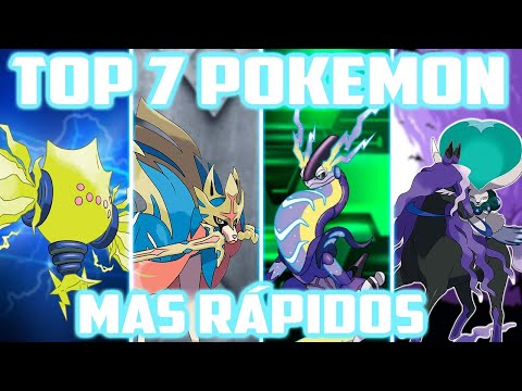 ✅TOP 7 de los POKÉMON más RÁPIDOS [VGC REGULACION G 2025]