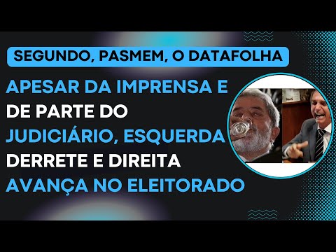 Apesar da imprensa e de parte do judiciário, esquerda derrete e direita avança no eleitorado