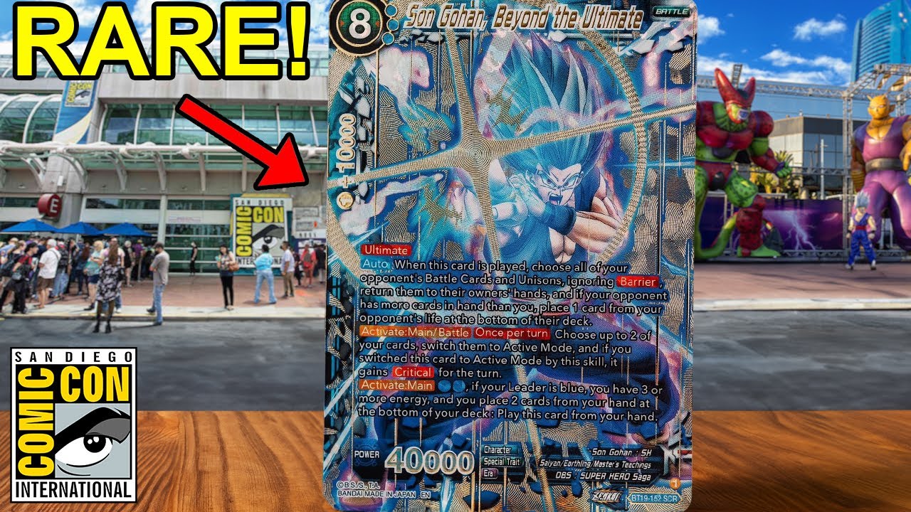 San Diego Comic Con 2023: The Rarest Gohan Beast Card Unveiled!