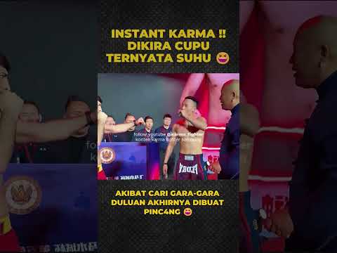 KARMA !! DIKIRA CUPU TERNYATA JAGOAN TIONGKOK