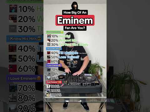 How Big Of An EMINEM Fan Are You? Song Challenge! (Houdini, Without Me, The Real Slim Shady & more!)