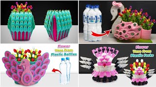 4 ide kreatif vas bunga dari barang-barang bekas | Best Out of Waste | Flower Vase Ideas