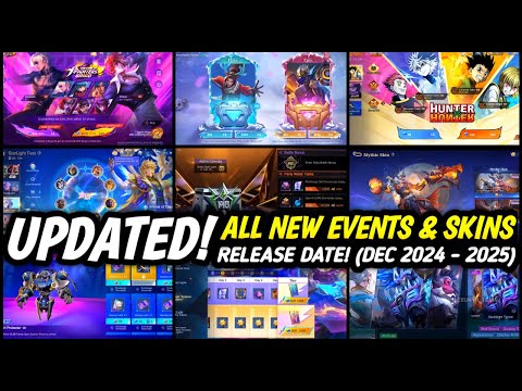 ALL 30 NEW UPCOMING EVENT & SKIN (RELEASE DATE) | KOF 2025 | HUNTER X HUNTER | CHRISTMAS BOX- MLBB