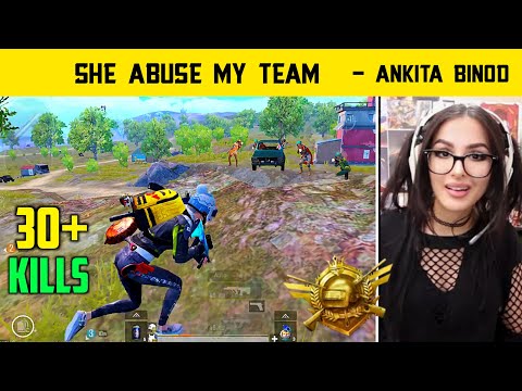 🔥Toxic Random Girl Gamer In My Match - She Abused Me In Plane And This Happen - Legend X