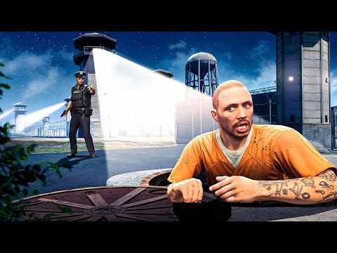 Escaping MAX SECURITY PRISON in GTA 5 RP!