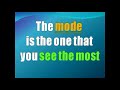 Exploring Averages: Mean, Mode, Median, and Range