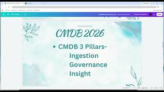 CMDB 3 Pillar Of Success | Day 11