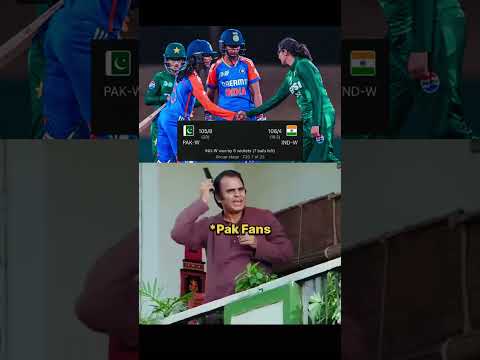 Pakistan Fir Se Haar Gaya😂#shorts #indwvspakw #woment20worldcup2024 #shortsfeed #ytshorts