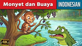 Monyet dan Buaya - Dongeng Bahasa Indonesia Terbaru | Cerita Moral Anak-anak | Dongeng Sebelum Tidur