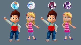 Ryder & Katie Transform into My Little Pony Characters! 🐾✨ Magical Paw Patrol Adventure