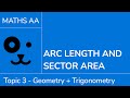 Mastering Arc Length and Sector Area in IB Maths