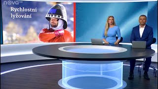 Reportáž TV Nova z Mistrovství světa v rychlostním lyžování 2024.